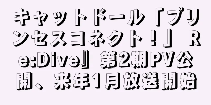 キャットドール「プリンセスコネクト！」 Re:Dive』第2期PV公開、来年1月放送開始