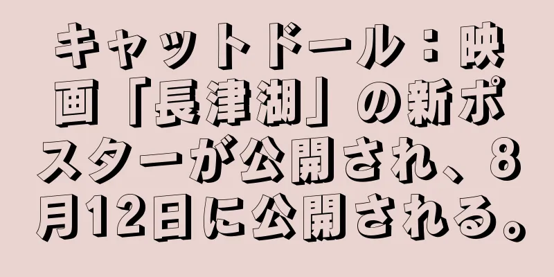 キャットドール：映画「長津湖」の新ポスターが公開され、8月12日に公開される。