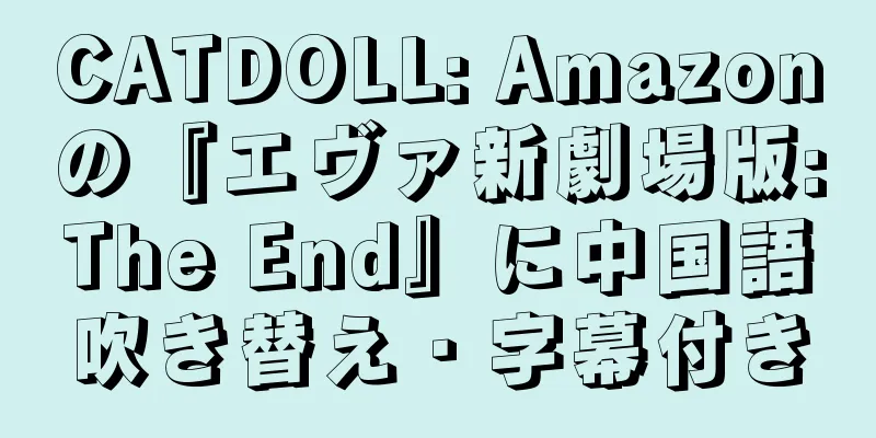 CATDOLL: Amazonの『エヴァ新劇場版:The End』に中国語吹き替え・字幕付き
