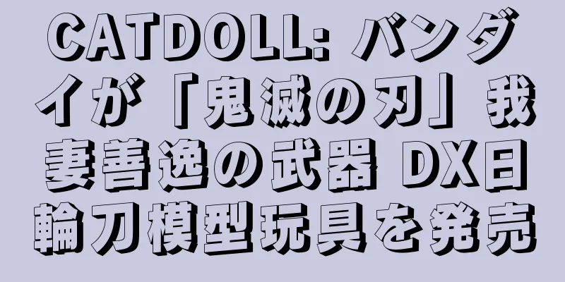 CATDOLL: バンダイが「鬼滅の刃」我妻善逸の武器 DX日輪刀模型玩具を発売