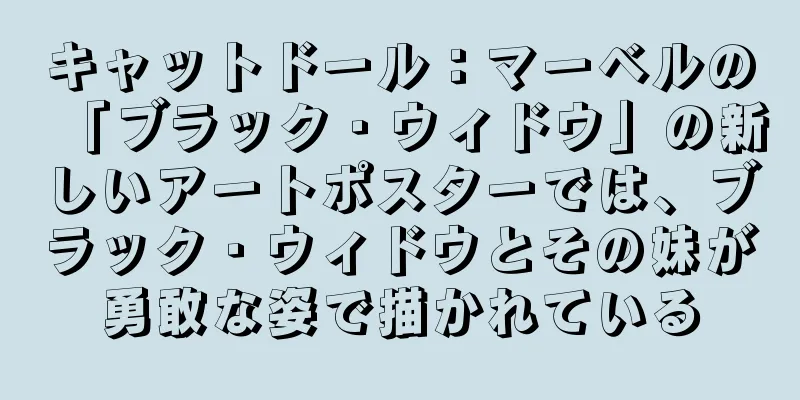 キャットドール：マーベルの「ブラック・ウィドウ」の新しいアートポスターでは、ブラック・ウィドウとその妹が勇敢な姿で描かれている
