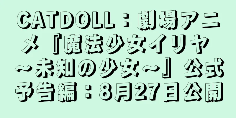 CATDOLL：劇場アニメ『魔法少女イリヤ ～未知の少女～』公式予告編：8月27日公開