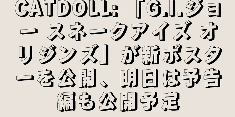 CATDOLL: 「G.I.ジョー スネークアイズ オリジンズ」が新ポスターを公開、明日は予告編も公開予定