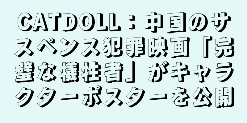 CATDOLL：中国のサスペンス犯罪映画「完璧な犠牲者」がキャラクターポスターを公開