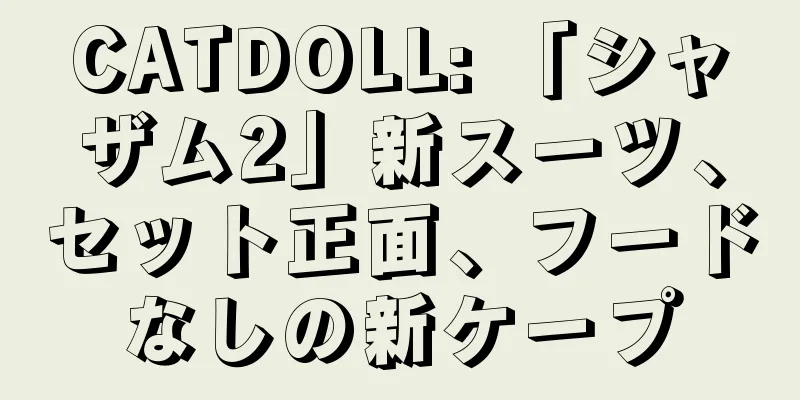 CATDOLL: 「シャザム2」新スーツ、セット正面、フードなしの新ケープ