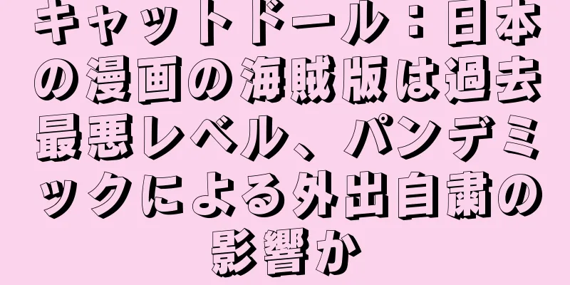 キャットドール：日本の漫画の海賊版は過去最悪レベル、パンデミックによる外出自粛の影響か