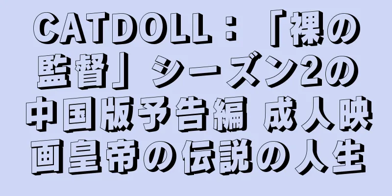 CATDOLL：「裸の監督」シーズン2の中国版予告編 成人映画皇帝の伝説の人生