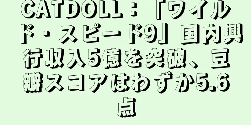 CATDOLL：「ワイルド・スピード9」国内興行収入5億を突破、豆瓣スコアはわずか5.6点