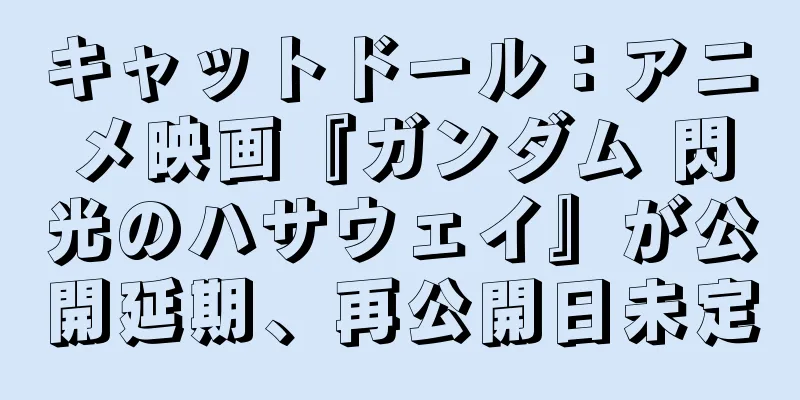 キャットドール：アニメ映画『ガンダム 閃光のハサウェイ』が公開延期、再公開日未定
