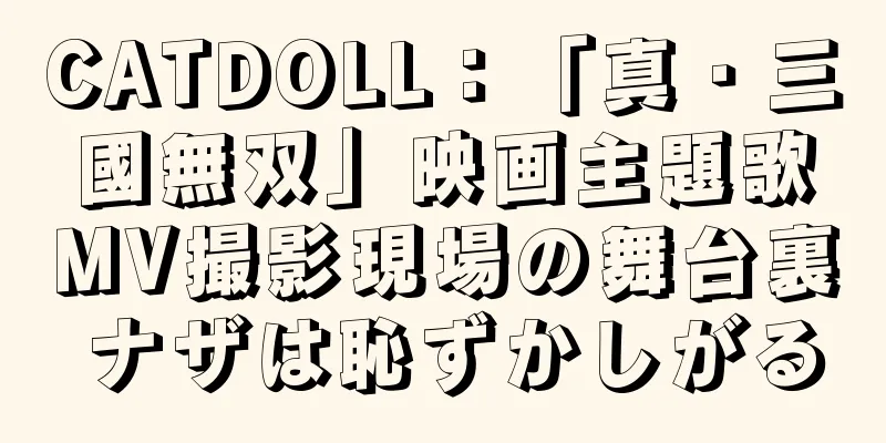 CATDOLL：「真・三國無双」映画主題歌MV撮影現場の舞台裏 ナザは恥ずかしがる