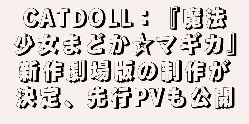 CATDOLL：『魔法少女まどか☆マギカ』新作劇場版の制作が決定、先行PVも公開