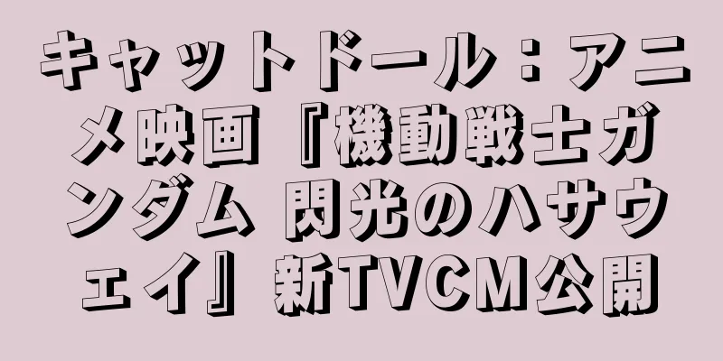 キャットドール：アニメ映画『機動戦士ガンダム 閃光のハサウェイ』新TVCM公開
