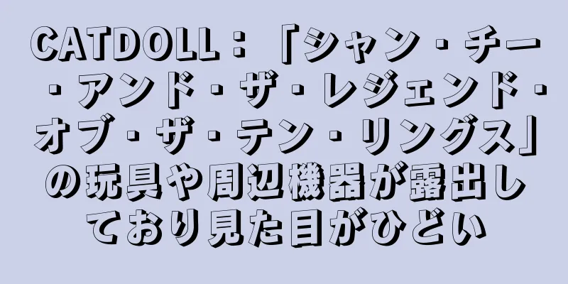 CATDOLL：「シャン・チー・アンド・ザ・レジェンド・オブ・ザ・テン・リングス」の玩具や周辺機器が露出しており見た目がひどい