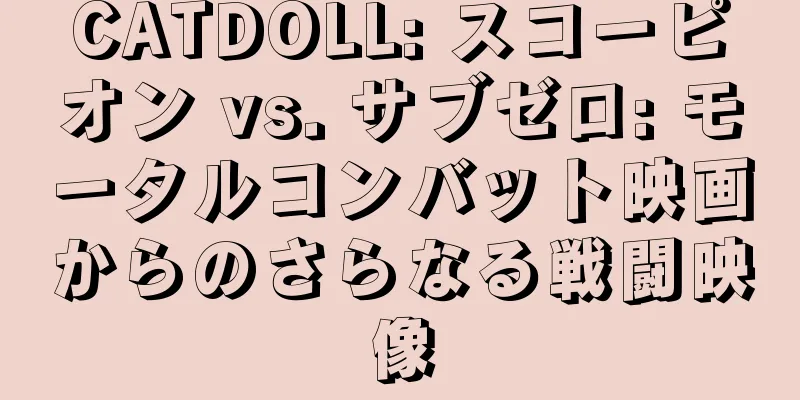 CATDOLL: スコーピオン vs. サブゼロ: モータルコンバット映画からのさらなる戦闘映像