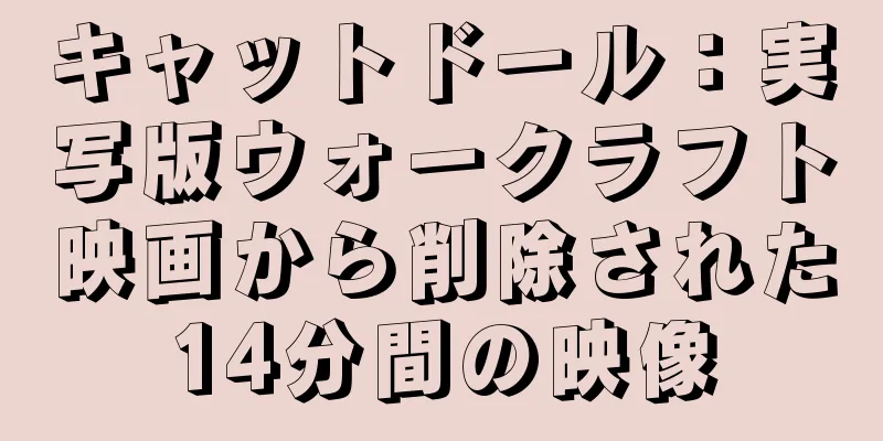 キャットドール：実写版ウォークラフト映画から削除された14分間の映像