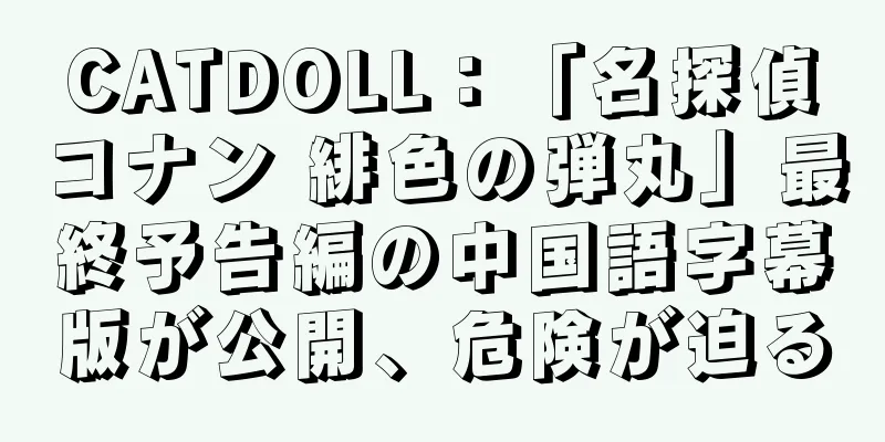 CATDOLL：「名探偵コナン 緋色の弾丸」最終予告編の中国語字幕版が公開、危険が迫る