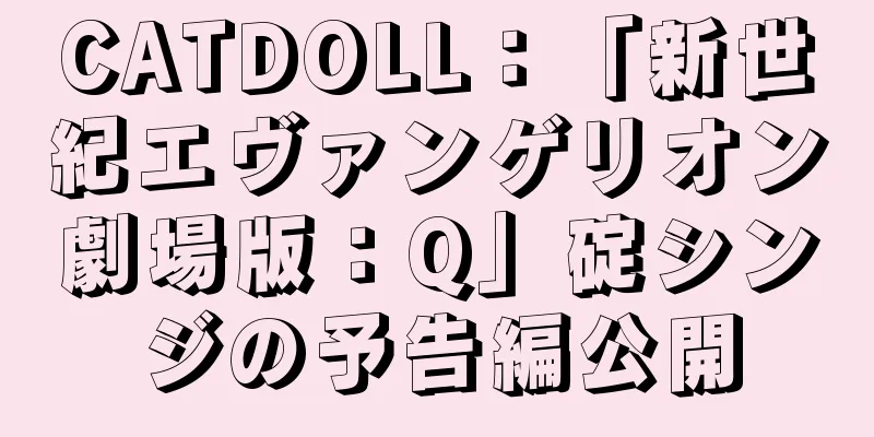 CATDOLL：「新世紀エヴァンゲリオン劇場版：Q」碇シンジの予告編公開