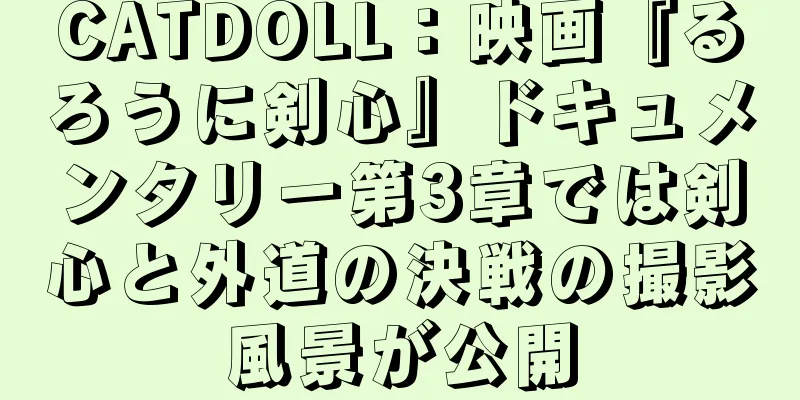 CATDOLL：映画『るろうに剣心』ドキュメンタリー第3章では剣心と外道の決戦の撮影風景が公開
