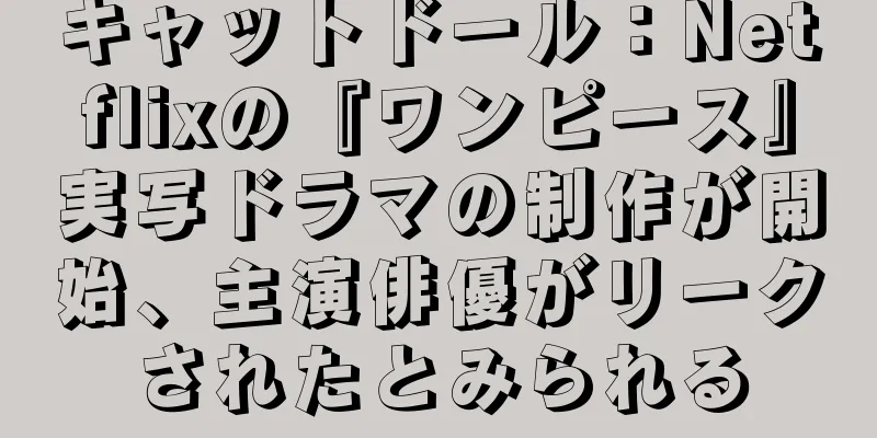 キャットドール：Netflixの『ワンピース』実写ドラマの制作が開始、主演俳優がリークされたとみられる