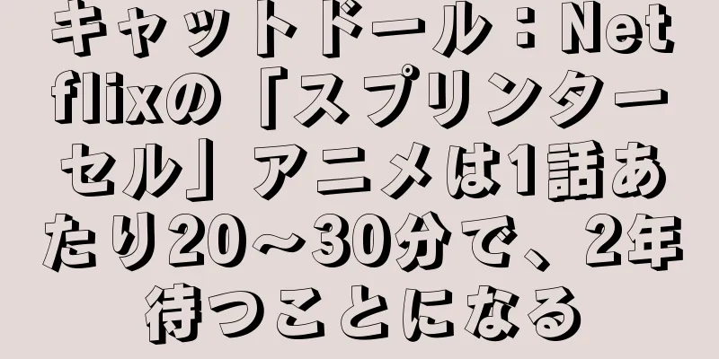 キャットドール：Netflixの「スプリンターセル」アニメは1話あたり20～30分で、2年待つことになる