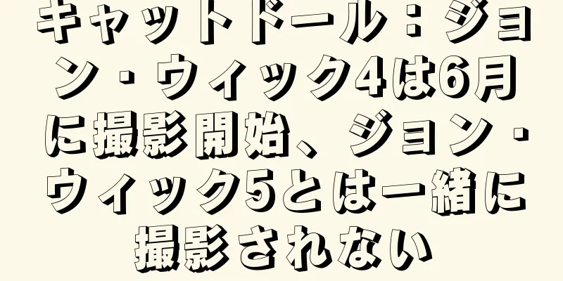 キャットドール：ジョン・ウィック4は6月に撮影開始、ジョン・ウィック5とは一緒に撮影されない
