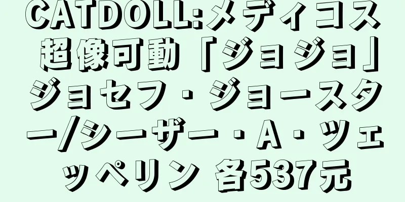 CATDOLL:メディコス 超像可動「ジョジョ」ジョセフ・ジョースター/シーザー・A・ツェッペリン 各537元