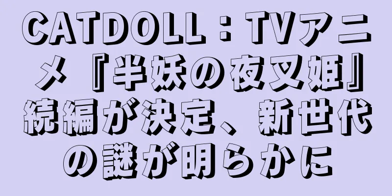 CATDOLL：TVアニメ『半妖の夜叉姫』続編が決定、新世代の謎が明らかに
