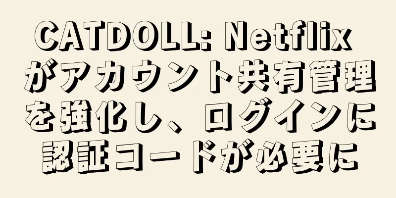 CATDOLL: Netflix がアカウント共有管理を強化し、ログインに認証コードが必要に