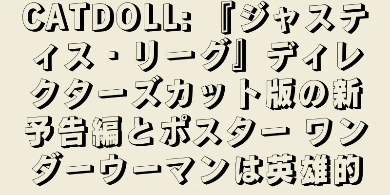 CATDOLL: 『ジャスティス・リーグ』ディレクターズカット版の新予告編とポスター ワンダーウーマンは英雄的
