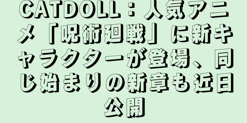 CATDOLL：人気アニメ「呪術廻戦」に新キャラクターが登場、同じ始まりの新章も近日公開