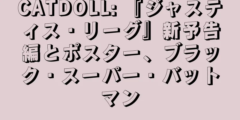CATDOLL: 『ジャスティス・リーグ』新予告編とポスター、ブラック・スーパー・バットマン