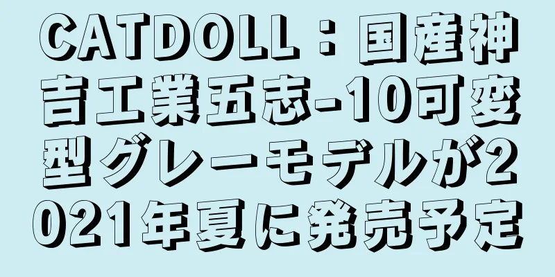 CATDOLL：国産神吉工業五志-10可変型グレーモデルが2021年夏に発売予定