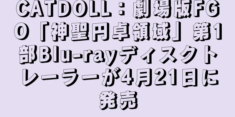 CATDOLL：劇場版FGO「神聖円卓領域」第1部Blu-rayディスクトレーラーが4月21日に発売
