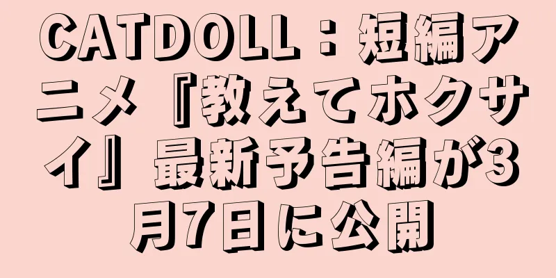 CATDOLL：短編アニメ『教えてホクサイ』最新予告編が3月7日に公開