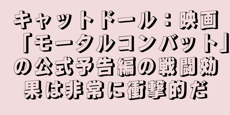 キャットドール：映画「モータルコンバット」の公式予告編の戦闘効果は非常に衝撃的だ