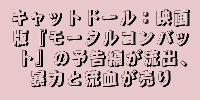 キャットドール：映画版『モータルコンバット』の予告編が流出、暴力と流血が売り