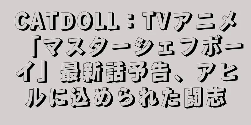 CATDOLL：TVアニメ「マスターシェフボーイ」最新話予告、アヒルに込められた闘志