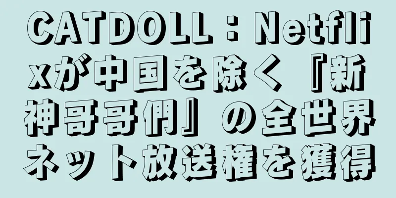 CATDOLL：Netflixが中国を除く『新神哥哥們』の全世界ネット放送権を獲得