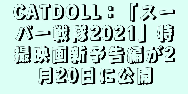 CATDOLL：「スーパー戦隊2021」特撮映画新予告編が2月20日に公開