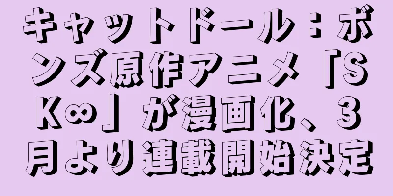 キャットドール：ボンズ原作アニメ「SK∞」が漫画化、3月より連載開始決定
