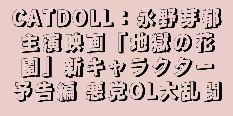 CATDOLL：永野芽郁主演映画「地獄の花園」新キャラクター予告編 悪党OL大乱闘