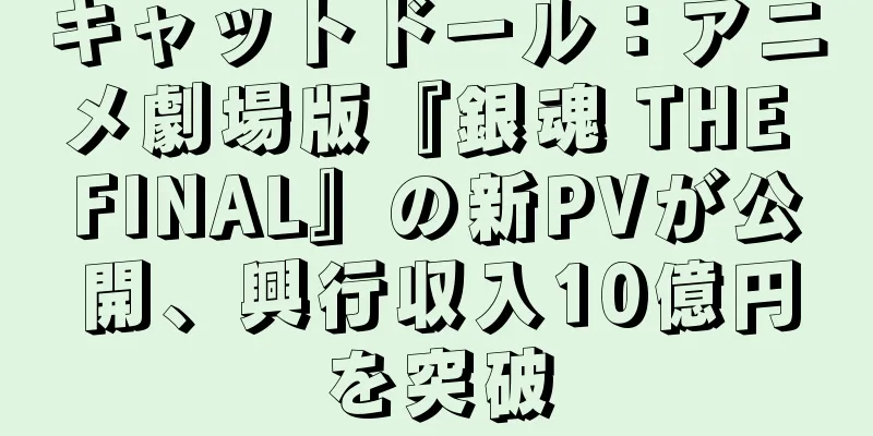 キャットドール：アニメ劇場版『銀魂 THE FINAL』の新PVが公開、興行収入10億円を突破