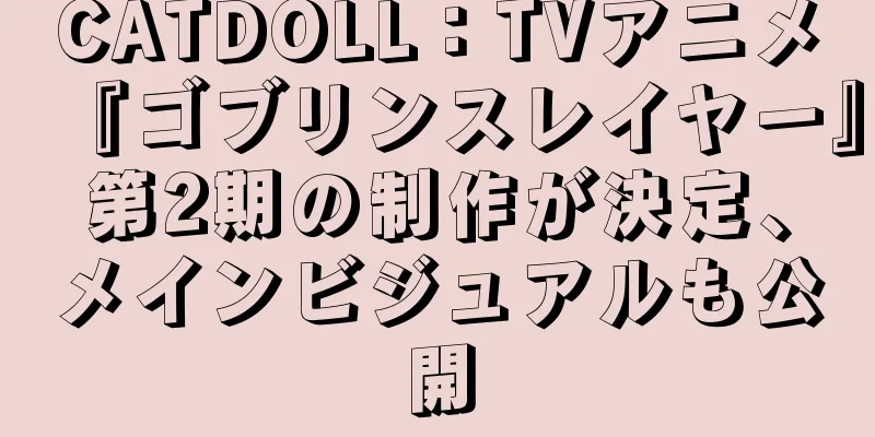 CATDOLL：TVアニメ『ゴブリンスレイヤー』第2期の制作が決定、メインビジュアルも公開