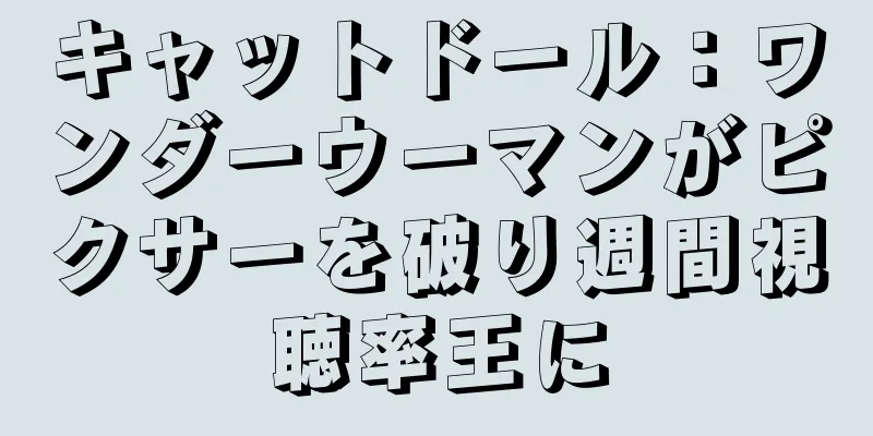 キャットドール：ワンダーウーマンがピクサーを破り週間視聴率王に