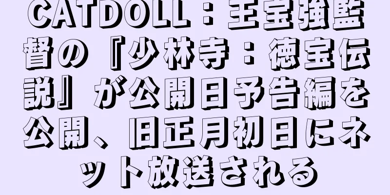 CATDOLL：王宝強監督の『少林寺：徳宝伝説』が公開日予告編を公開、旧正月初日にネット放送される