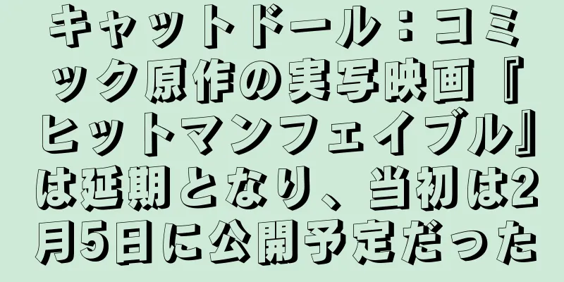 キャットドール：コミック原作の実写映画『ヒットマンフェイブル』は延期となり、当初は2月5日に公開予定だった