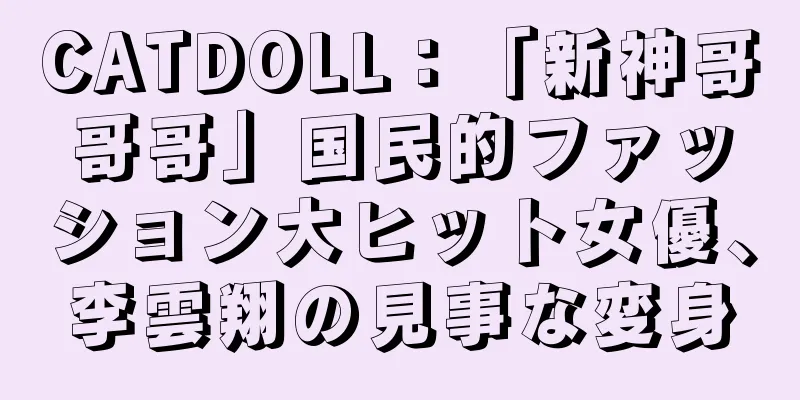 CATDOLL：「新神哥哥哥」国民的ファッション大ヒット女優、李雲翔の見事な変身