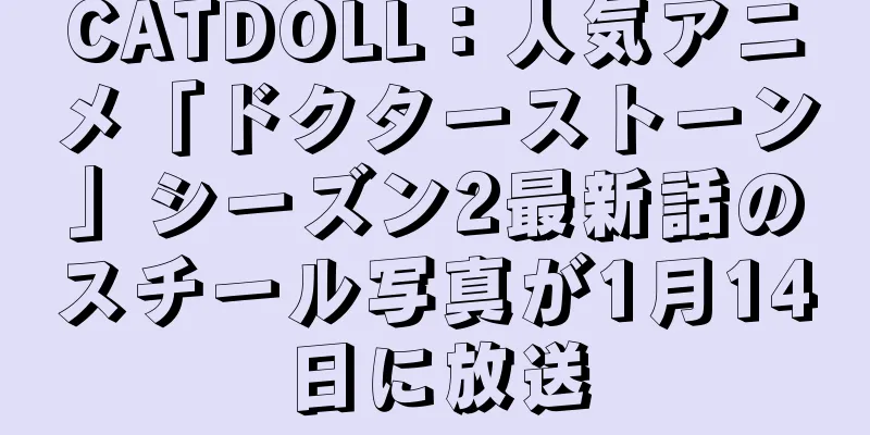 CATDOLL：人気アニメ「ドクターストーン」シーズン2最新話のスチール写真が1月14日に放送
