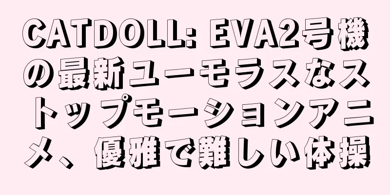 CATDOLL: EVA2号機の最新ユーモラスなストップモーションアニメ、優雅で難しい体操