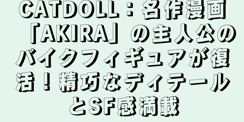 CATDOLL：名作漫画「AKIRA」の主人公のバイクフィギュアが復活！精巧なディテールとSF感満載